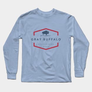GRAY BUFFALO AMERICANA Long Sleeve T-Shirt